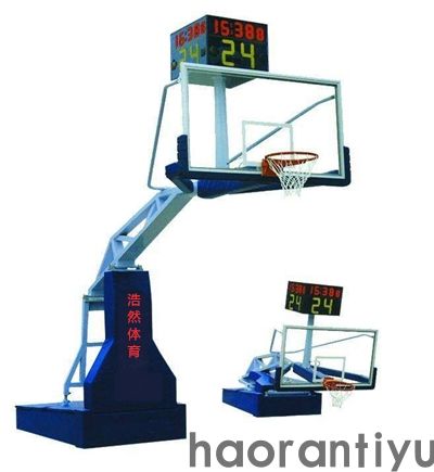 Canasta de baloncesto hidráulica con control remoto, eléctrica y de control remoto.